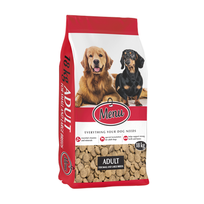 Menu Dog Food